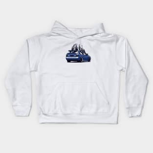 Blue Escort RS Mountains Kids Hoodie